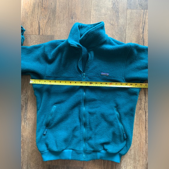 Vintage Patagonia fleece jacket / Teal / size: M - Picture 8 of 9